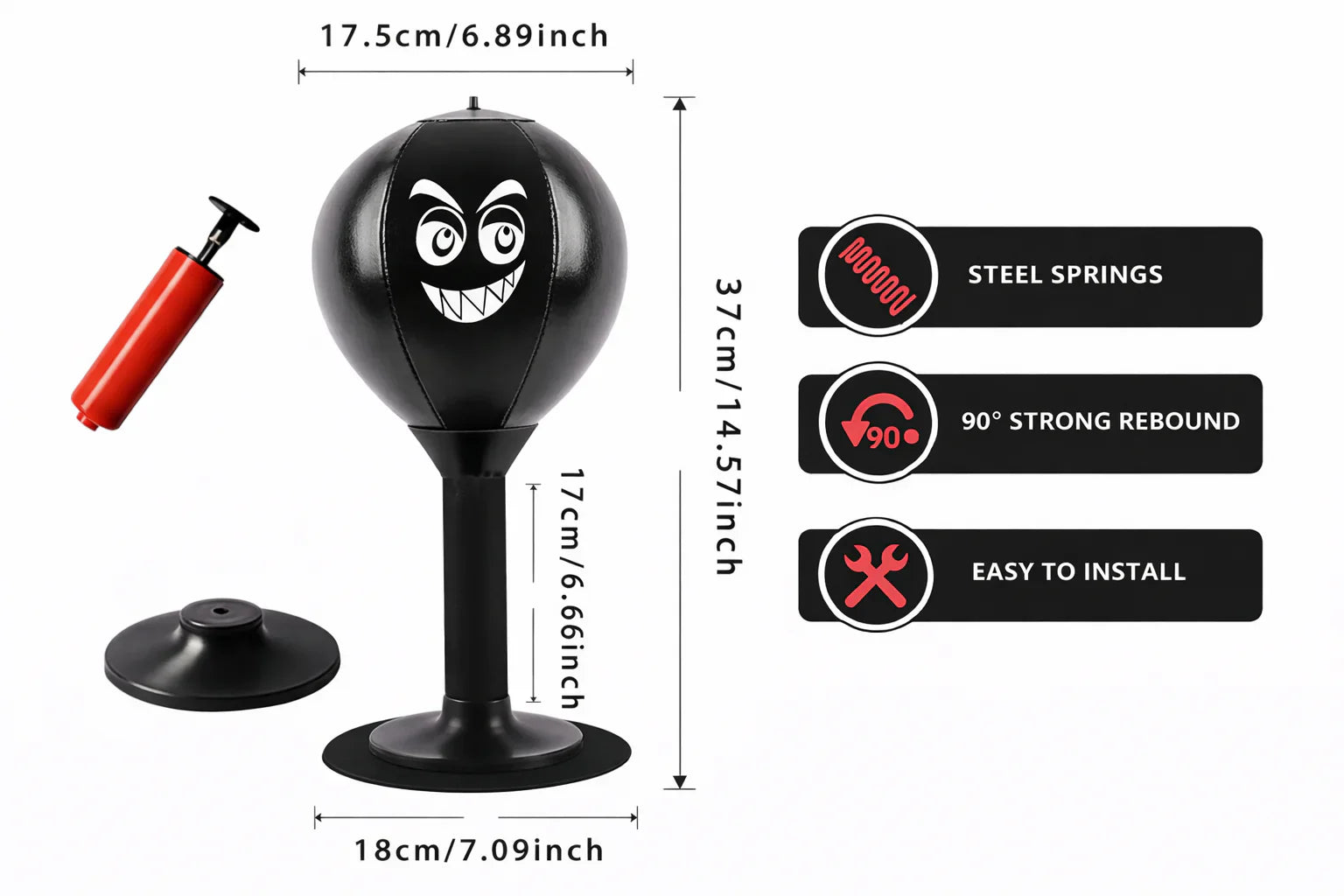Knockout Desk Punching Bag