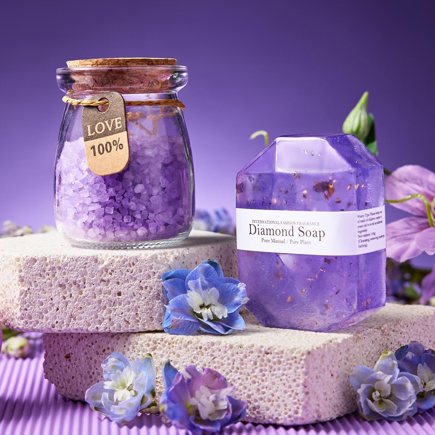 Lavender Spa Gift Basket Set