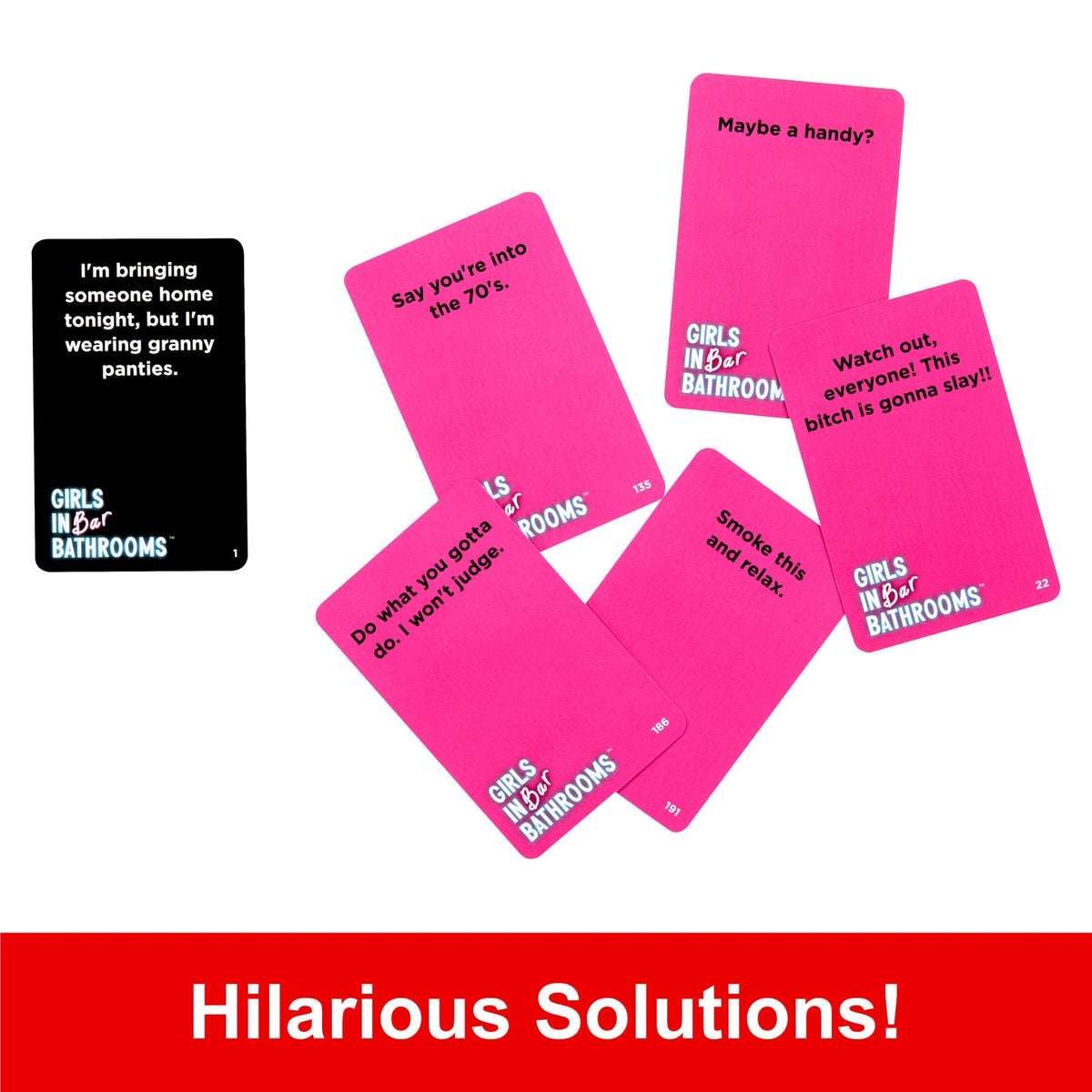 Girls in Bar Bathrooms Adult Party Game For Girls And Bachelorette Parties For Hilarious Game Night Memories